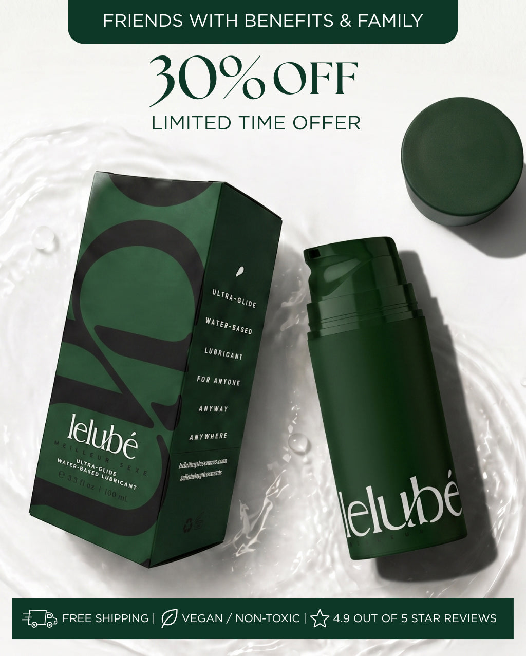 Ultra-Glide Water-Based Lubricant. Better ingredients, better sex. Ultra-Glide Water-Based Lubricant. Better ingredients, better sex.